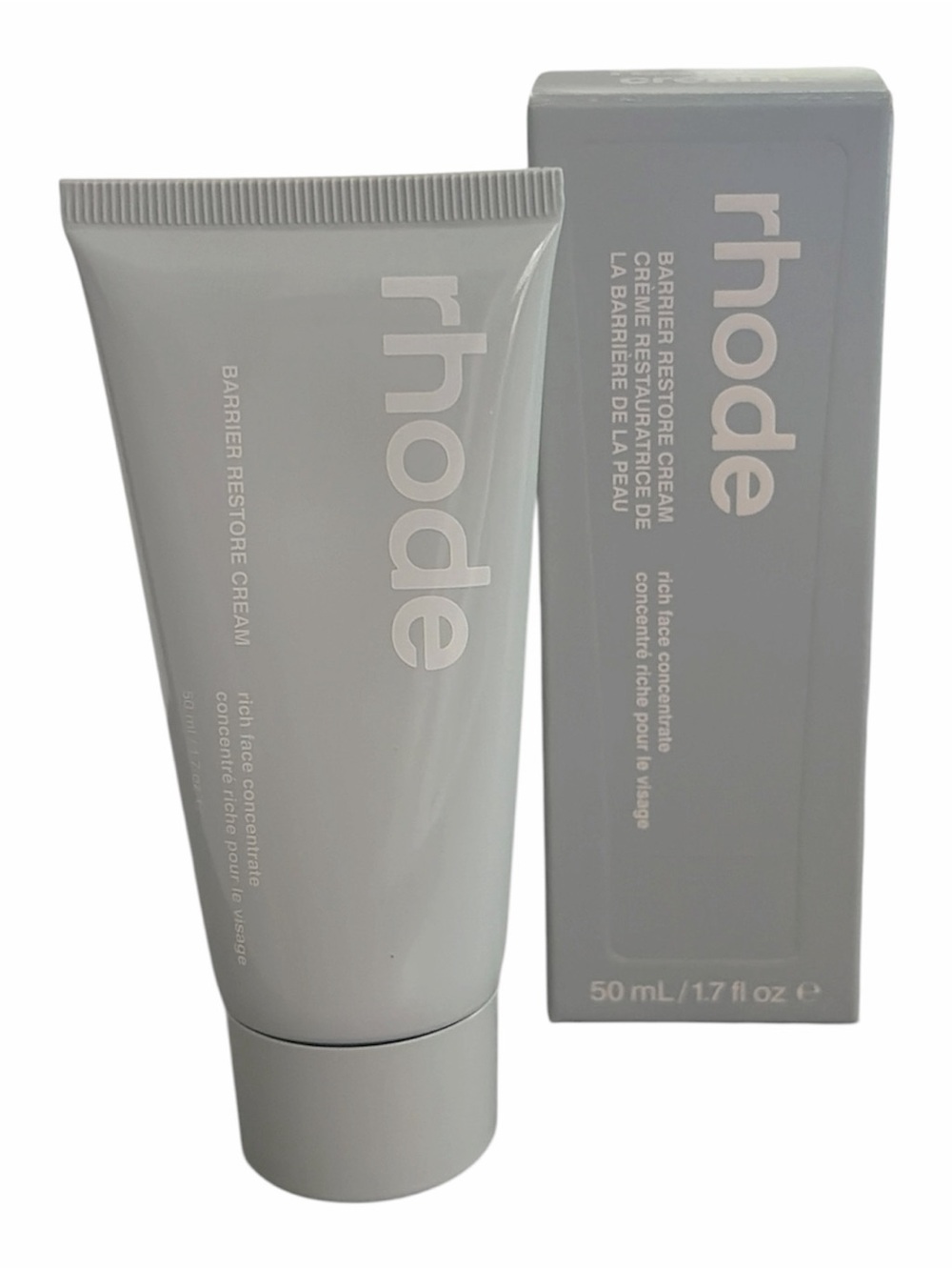 RHODE Barrier Restore Cream - Light Gray/White